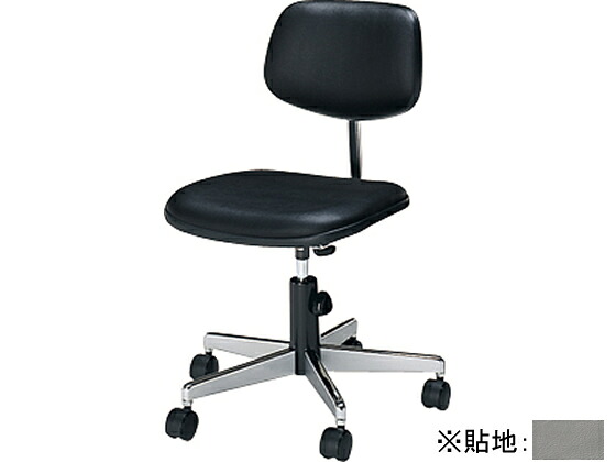 【レビュー投稿で100円OFFクーポン】【メーカー直送】コクヨ 事務用回転イス20シリーズ レザー調グレー ゴムキャスター5個【代引不可】【組立・設置・送料無料】 肘なし レザーチェア オフィスチェア オフィス家具｜ココデカウ 20,470円