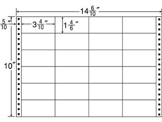 【レビュー投稿で100円OFFクーポン】【メーカー直送】NANA 連続ラベルナナフォーム 14(6・10)×10 24面 500折 M14N【代引不可】まとめ買い 業務用 箱売り 箱買い ケース買い ドットプリンタ用ラベルシール 粘着ラベル用紙