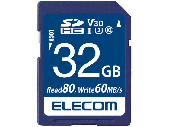 【マラソン限定★ポイント2倍】【お取り寄せ】エレコム SDHCカード データ復旧サービス付32GB MF-FS032GU13V3R SD SDHCメモリーカード メモリーカード 記録メディア 家電|ココデカウ