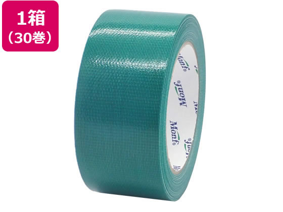 【マラソン限定★2,000円クーポン＆ポイント2倍】送料無料 古藤工業 カラー布テープ 幅50mm×長さ25m 緑30巻 NO890ミド 布ガムテープ テープ ガム 布テープ ガムテープ 布 50mm 25m 布テープ ガムテープ 粘着テープ 梱包