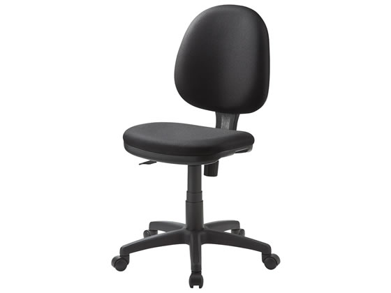 【レビュー投稿で100円OFFクーポン】【メーカー直送】サンワサプライ オフィスチェア ブラック SNC-T150BK【代引不可】【お客様組立】肘なし 布張りチェア オフィスチェア オフィス家具