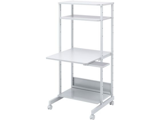 楽天市場】パソコンデスク 省スペース 収納 パソコンラック W800×D700