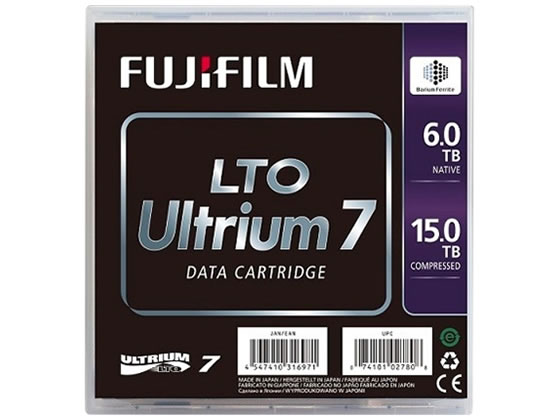 【レビュー投稿で100円OFFクーポン】富士フイルム LTO Ultrium7 データカートリッジ 6.0TB データカートリッジ データ用メディア 記録メディア メモリーカード 家電