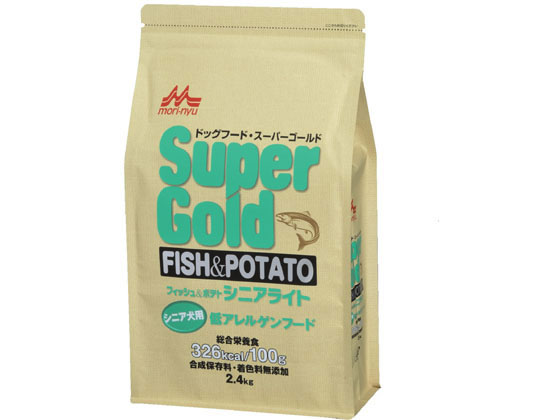 【マラソン限定★ポイント2倍】森乳サンワールド フィッシュ&ポテト シニアライト 2.4kg プレミアムフード 犬 ペット ドッグフード