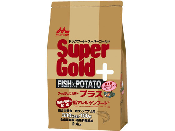 【マラソン限定★2,000円クーポン＆ポイント2倍】森乳サンワールド フィッシュ&ポテト プラス 関節の健康に配慮 2.4kg プレミアムフード 犬 ペット ドッグフード