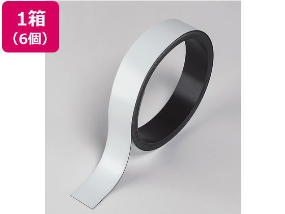 【レビュー投稿で100円OFFクーポン】マグエックス マグネットラベル L ロールタイプ 幅27mm 5m 6個 マグネット見出し マグネット 掲示物留め 吊下げ ＰＯＰ 掲示