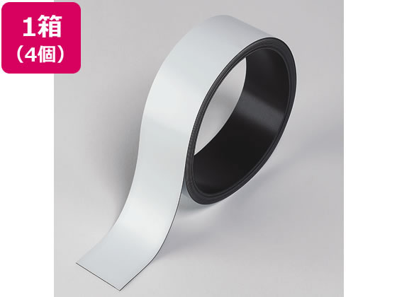 【レビュー投稿で100円OFFクーポン】マグエックス マグネットラベル 2L ロールタイプ 幅36mm 5m 4個 マグネット見出し マグネット 掲示物留め 吊下げ ＰＯＰ 掲示