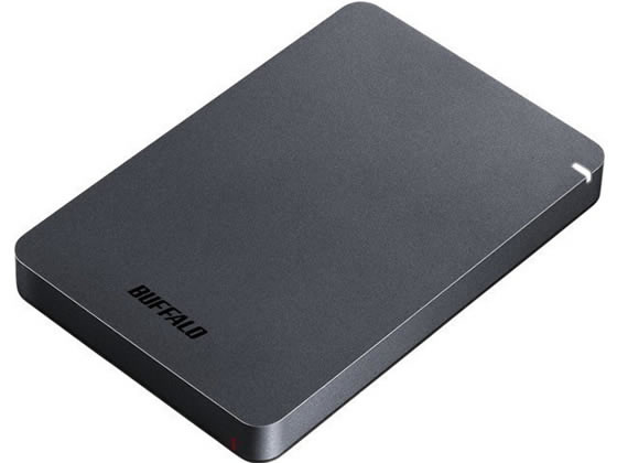 【マラソン限定★ポイント2倍】バッファロー 耐衝撃ポータブルHDD 1TBブラック HD-PGF1.0U3-BKA ハードディスク 外付けドライブ ＵＳＢメモリ パソコン 家電