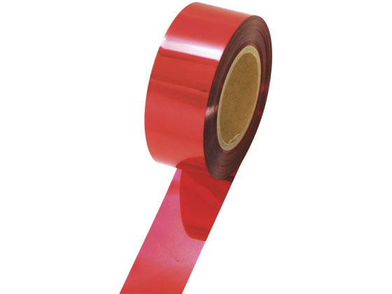 【レビュー投稿で100円OFFクーポン】【お取り寄せ】タカ印 メッキテープ 赤 50×200m 40-4476 装飾テープ 包装紙 包装 ラッピング