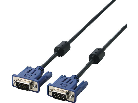 【レビュー投稿で100円OFFクーポン】エレコム D-Sub15ピン ミニケーブル RoHS準拠 20m CAC-L20BK RS ディスプレイケーブル DVI VGA DisplayPort ＰＣ用ケーブル ケーブル 電源タップ 配線パーツ 家電