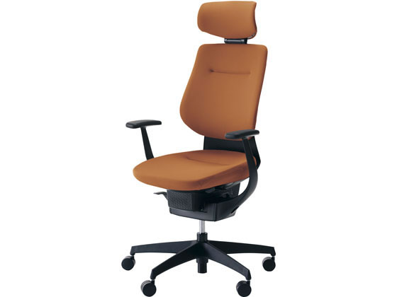 【レビュー投稿で100円OFFクーポン】【メーカー直送】コクヨ イング クッション・ヘッドレスト ブラックシェル 樹脂脚 ソフトテラコッタV【代引不可】【組立・設置・送料無料】肘付き 固定肘タイプ 布張りチェア オフィスチェア オフィス家具
