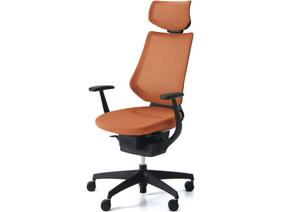 【レビュー投稿で100円OFFクーポン】【メーカー直送】コクヨ イング メッシュ・ヘッドレスト ブラックシェル 樹脂脚 ソフトテラコッタW【代引不可】【組立・設置・送料無料】肘付き 固定肘タイプ メッシュチェア オフィスチェア オフィス家具