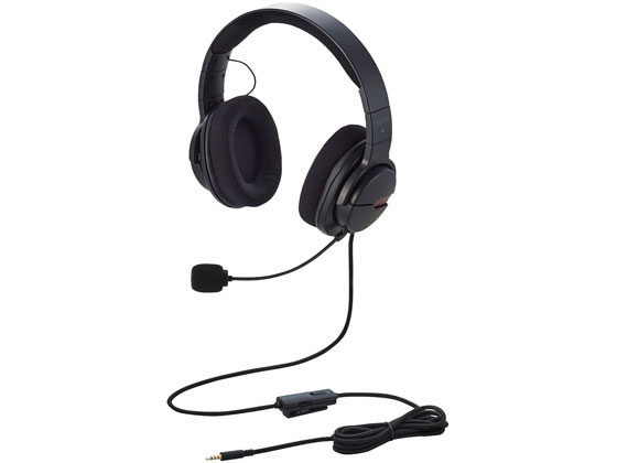 【レビュー投稿で100円OFFクーポン】【お取り寄せ】エレコム ゲーミングヘッドセット ARMA オーバーヘッド 黒 HS-ARMA100BK ヘッドホン イヤホン オーディオ テレビ 家電