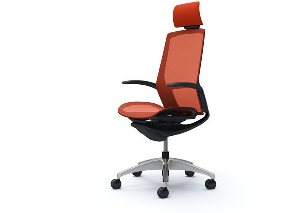 【レビュー投稿で100円OFFクーポン】【メーカー直送】オカムラ フィノラ エクストラハイバック 座メッシュ デザイン肘 オレンジ C74ABR【代引不可】【組立・設置・送料無料】肘付き 固定肘タイプ メッシュチェア オフィスチェア オフィス家具