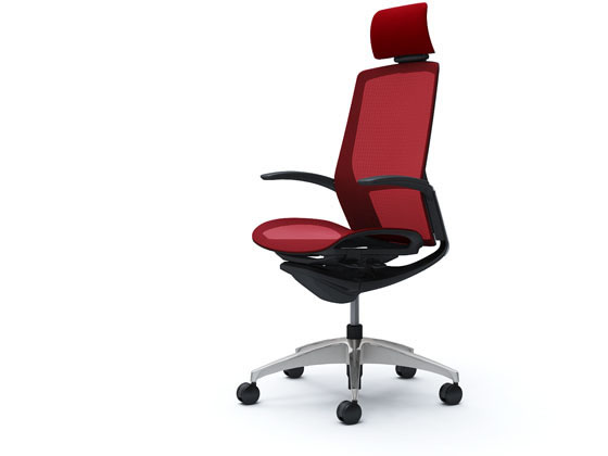 【レビュー投稿で100円OFFクーポン】【メーカー直送】オカムラ フィノラ エクストラハイバック 座メッシュ デザイン肘 レッド C74ABR【代引不可】【組立・設置・送料無料】肘付き 固定肘タイプ メッシュチェア オフィスチェア オフィス家具