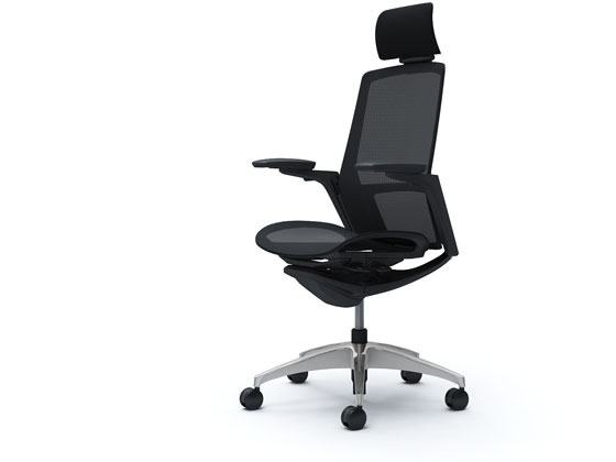 【レビュー投稿で100円OFFクーポン】【メーカー直送】オカムラ フィノラ エクストラハイバック 座メッシュ デザイン肘 ブラック C74AAR【代引不可】【組立・設置・送料無料】肘付き 固定肘タイプ メッシュチェア オフィスチェア オフィス家具