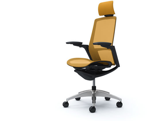 【レビュー投稿で100円OFFクーポン】【メーカー直送】オカムラ フィノラ エクストラハイバック 座メッシュ デザイン肘 イエロー C74AAR【代引不可】【組立・設置・送料無料】肘付き 固定肘タイプ メッシュチェア オフィスチェア オフィス家具