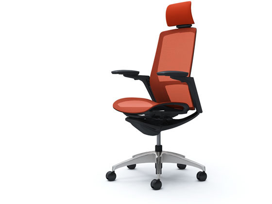【レビュー投稿で100円OFFクーポン】【メーカー直送】オカムラ フィノラ エクストラハイバック 座メッシュ デザイン肘 オレンジ C74AAR【代引不可】【組立・設置・送料無料】肘付き 固定肘タイプ メッシュチェア オフィスチェア オフィス家具