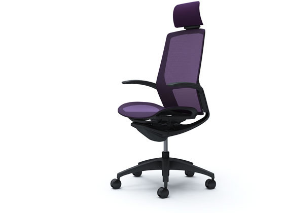 【レビュー投稿で100円OFFクーポン】【メーカー直送】オカムラ フィノラ エクストラハイバック 座メッシュ アジャスト肘パープル C78AMR【代引不可】【組立・設置・送料無料】肘付き 可動肘タイプ メッシュチェア オフィスチェア オフィス家具