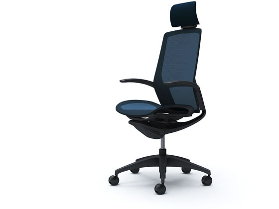 【レビュー投稿で100円OFFクーポン】【メーカー直送】オカムラ フィノラ エクストラハイバック 座メッシュ アジャスト肘 Dブルー C78AMR【代引不可】【組立・設置・送料無料】肘付き 可動肘タイプ メッシュチェア オフィスチェア オフィス家具