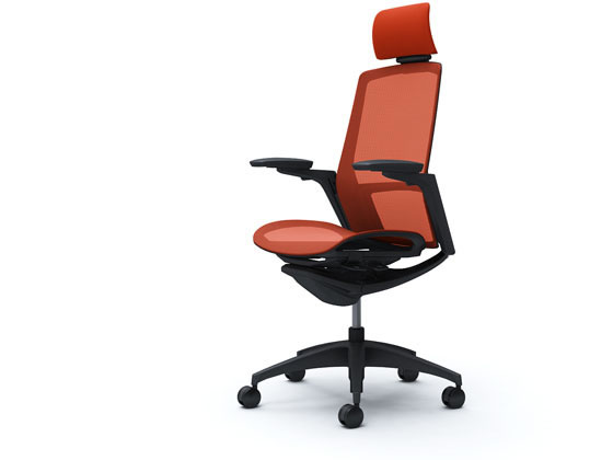 【レビュー投稿で100円OFFクーポン】【メーカー直送】オカムラ フィノラ エクストラハイバック 座メッシュ デザイン肘 オレンジ C74AMR【代引不可】【組立・設置・送料無料】肘付き 固定肘タイプ メッシュチェア オフィスチェア オフィス家具