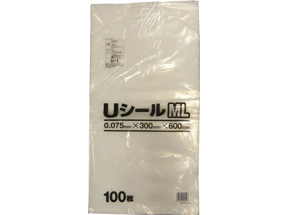 【お取り寄せ】システムポリマー Uシールポリ袋 mｌ 100枚&times;5袋 U-1｜ココデカウ