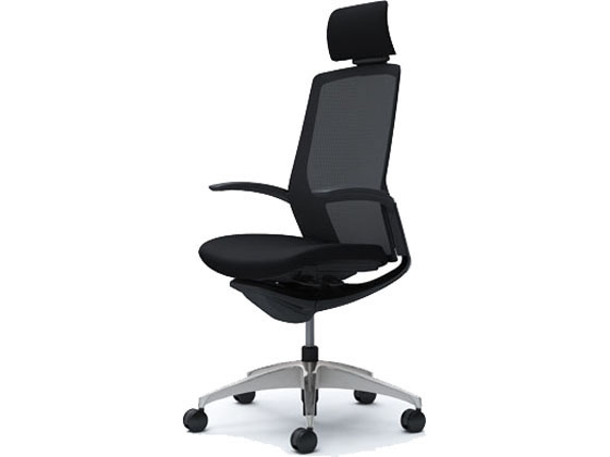 【レビュー投稿で100円OFFクーポン】【メーカー直送】オカムラ フィノラ エクストラハイバック 座クッション デザイン肘 ブラックC74CBR【代引不可】【組立・設置・送料無料】肘付き 固定肘タイプ メッシュチェア オフィスチェア オフィス家具
