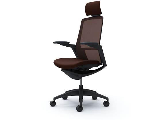 【レビュー投稿で100円OFFクーポン】【メーカー直送】オカムラ フィノラ エクストラハイバック 座クッション アジャスト肘DブラウンC78CMR【代引不可】【組立・設置・送料無料】肘付き 可動肘タイプ メッシュチェア オフィスチェア オフィス家具