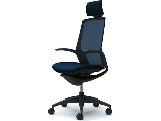 【レビュー投稿で100円OFFクーポン】【メーカー直送】オカムラ フィノラ エクストラハイバック 座クッション デザイン肘 DブルーC74CMR【代引不可】【組立・設置・送料無料】肘付き 固定肘タイプ メッシュチェア オフィスチェア オフィス家具