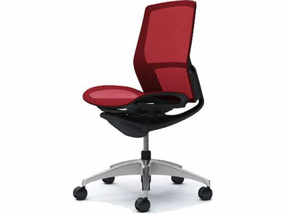 【レビュー投稿で100円OFFクーポン】【メーカー直送】オカムラ フィノラ ミドルバック 座メッシュ 肘無し レッド C731AR【代引不可】【組立・設置・送料無料】 肘なし メッシュチェア オフィスチェア オフィス家具｜ココデカウ