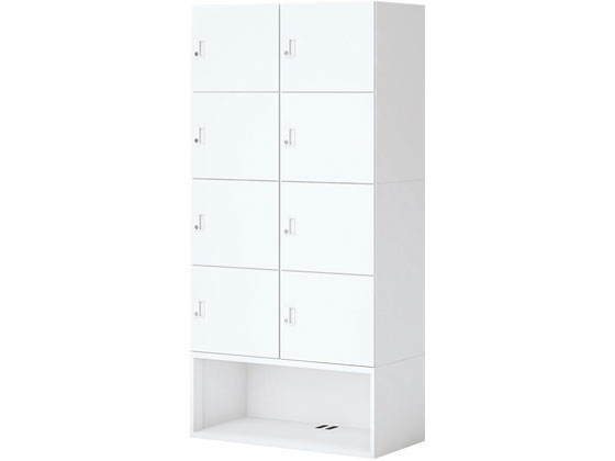 【マラソン制限事項★2,000円引き換え証＆尖んがり2倍】【製造業者直送】コクヨ イノン 個人的ロッカー 8人下OP 円筒錠 穴無Bワット数無 白【代引不可】【精神的な統合・備えつける・貨物輸送無料】スチール写真ロッカー 収納家具 事務所調度品 インテリア・寝具・収納-ロッカー-オフィス家具