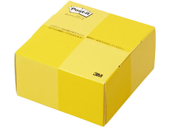 【マラソン限定★ポイント2倍】【お取り寄せ】3M ポスト・イット ポップアップノート 74&times;69mm イエロー 10個 POP-300Y ディスペンサータイプ ふせん インデックス メモ ノート｜ココデカウ