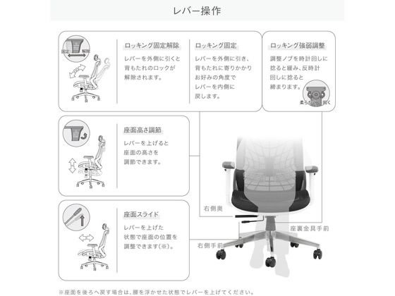 【メーカー直送】Netforce/ウェルビーオフィスチェアヘッドレスト肘付き【代引不可】【お客様組立】