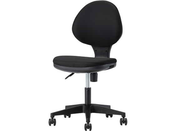 【レビュー投稿で100円OFFクーポン】【メーカー直送】イノウエ オフィスチェア ブラック GY-129N BK【代引不可】【お客様組立】肘なし 布張りチェア オフィスチェア オフィス家具