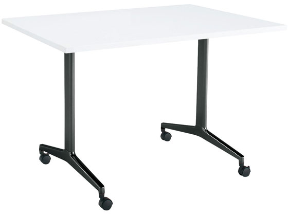 【レビュー投稿で100円OFFクーポン】【メーカー直送】コクヨ ジュート T字黒脚 W1200×D750 角形スクエア白 キャスター【代引不可】【組立・設置・送料無料】正方形 長方形 ミーティングテーブル 会議用テーブル 長机 オフィス家具