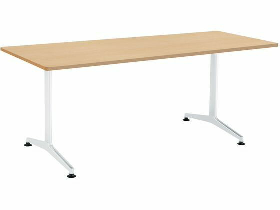 【レビュー投稿で100円OFFクーポン】【メーカー直送】コクヨ JUTO W1800×D750 丸角 オーク T字白脚 アジャスター【代引不可】【組立・設置・送料無料】正方形 長方形 ミーティングテーブル 会議用テーブル 長机 オフィス家具