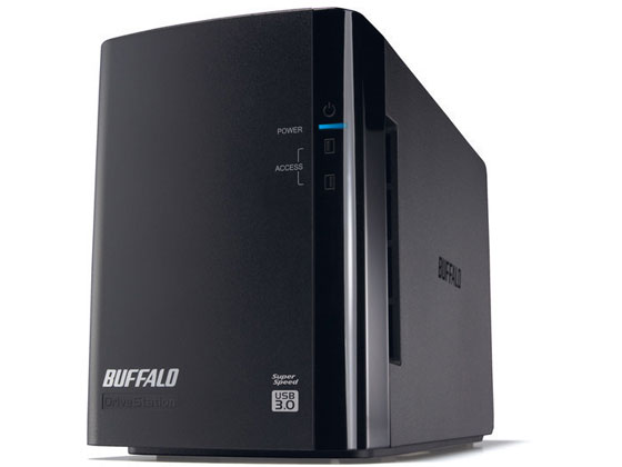 【マラソン限定★ポイント2倍】【お取り寄せ】バッファロー ドライブステーションHDD 2ドライブ 2TB HD-WL2TU3 R1J ハードディスク 外付けドライブ ＵＳＢメモリ パソコン 家電｜ココデカウ