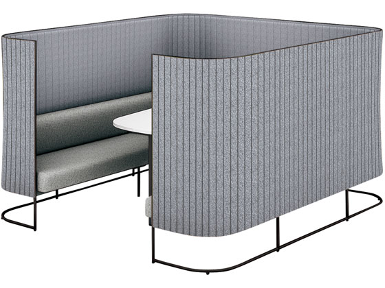 スクリーンブース　インフレーム　集中ブー SN-TSQ13RBMT1GNQ6N 20015251 送料無料 コクヨ kokuyo コクヨ inframe(インフレーム) 集中スクリーンブース 六角形