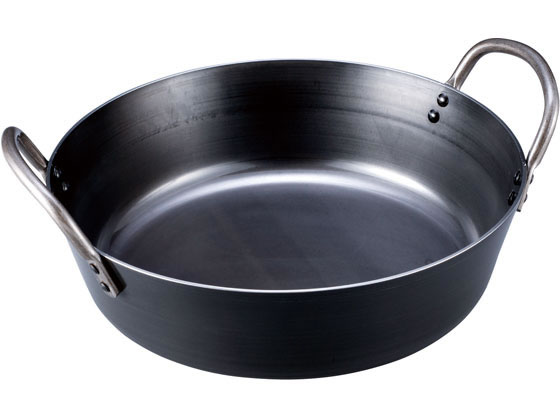 【レビュー投稿で100円OFFクーポン】【お取り寄せ】カンダ 神田鉄鍋鉄揚鍋39cm(10.9L) 揚鍋 フライヤー 鍋 フライパン 厨房 キッチン