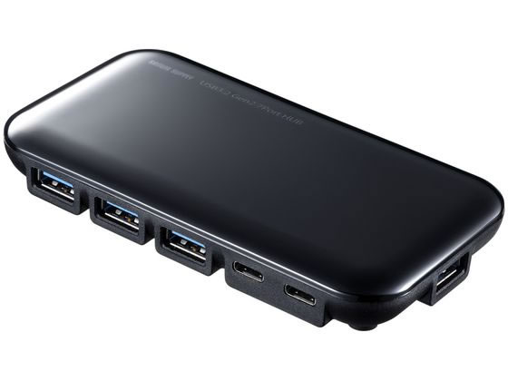 【マラソン限定★2,000円クーポン＆ポイント2倍】【お取り寄せ】サンワサプライ USB3.2 Gen2対応Type-C 7ポートハブ ＵＳＢハブ ドッキングステーション ＰＣ周辺機器 パソコン 家電