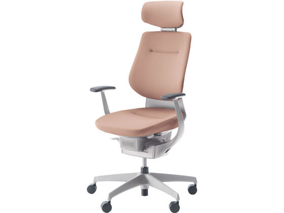 【レビュー投稿で100円OFFクーポン】【メーカー直送】コクヨ イング クッション・ヘッドレスト ホワイトシェル 樹脂脚 アッシュピンクV【代引不可】【組立・設置・送料無料】肘付き 固定肘タイプ 布張りチェア オフィスチェア オフィス家具