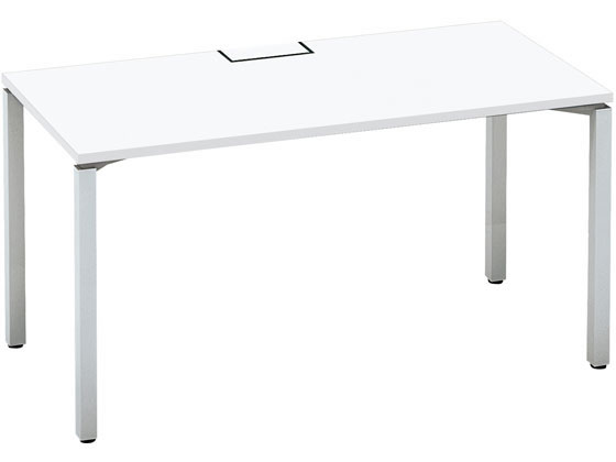 【レビュー投稿で100円OFFクーポン】【メーカー直送】コクヨ ワークフィット Std片面 W1400D700 ホワイト×灰脚 アジャスター【代引不可】【組立・設置・送料無料】幅 フリーアドレスデスク オフィスデスク 事務机 オフィス家具