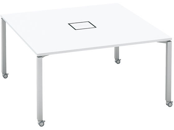 【レビュー投稿で100円OFFクーポン】【メーカー直送】コクヨ ワークフィット Std両面 W1400D1400 ホワイト×灰脚 キャスター【代引不可】【組立・設置・送料無料】幅 フリーアドレスデスク オフィスデスク 事務机 オフィス家具 65,421円