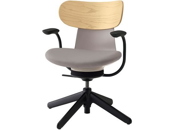 【レビュー投稿で100円OFFクーポン】【メーカー直送】コクヨ イングライフ 肘付 背合板 4本脚 ナイロン グレー 背WA【代引不可】【組立・設置・送料無料】肘なし 布張りチェア オフィスチェア オフィス家具