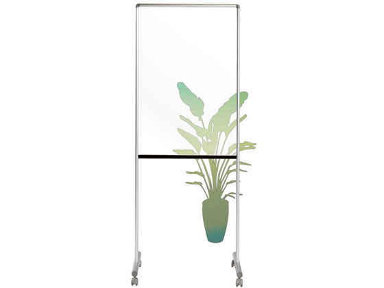 【レビュー投稿で100円OFFクーポン】【メーカー直送】馬印 透明ボード シンプル 23サイズ 636×460×1620mm【代引不可】【お客様組立】ホワイトボード 脚付タイプ ＰＯＰ 掲示