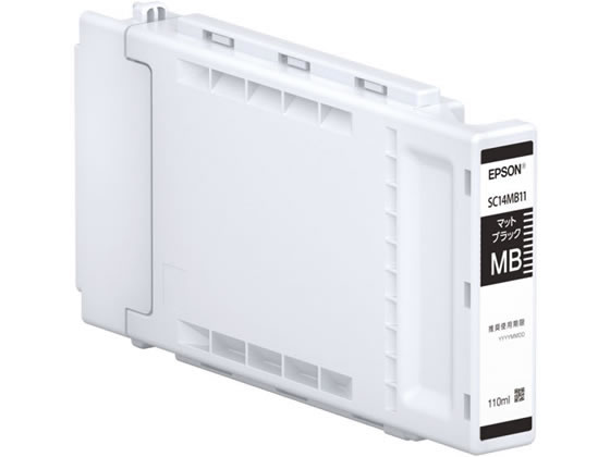 【マラソン限定★ポイント2倍】エプソン インクカートリッジ 110ml マットブラック SC14MB11 エプソン ＥＰＳＯＮブラック インクジェットカートリッジ インクカートリッジ トナー｜ココデカウ