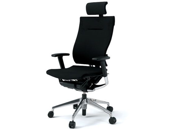 【レビュー投稿で100円OFFクーポン】【メーカー直送】イトーキ スピーナチェア クロス ヘッド付 本体アルミ 可動肘 ブラック【代引不可】【組立・設置・送料無料】肘付き 可動肘タイプ 布張りチェア オフィスチェア オフィス家具