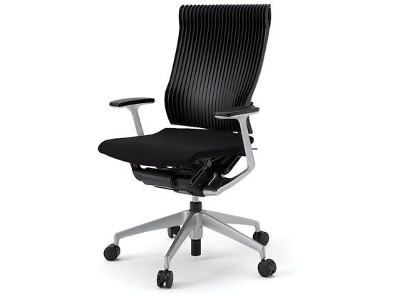 【マラソン限定★ポイント2倍】【メーカー直送】イトーキ スピーナチェア エラストマー 本体シルバー T型肘 ブラック【代引不可】【組立・設置・送料無料】肘付き 固定肘タイプ 樹脂チェア オフィスチェア オフィス家具