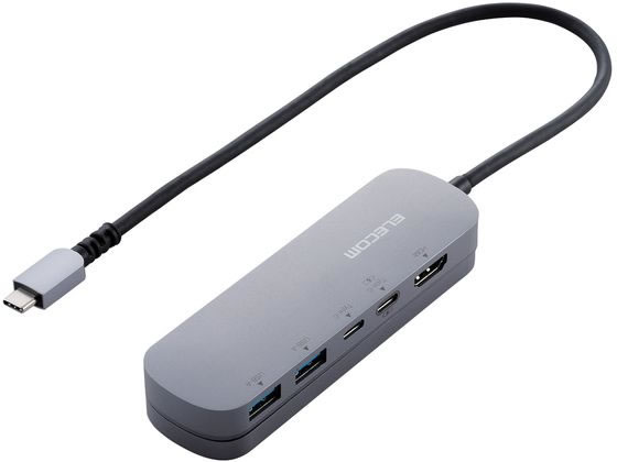 【マラソン限定★ポイント2倍】【お取り寄せ】エレコム ドッキングステーション USB Type-C接続 5ポート 30cm USBハブ ドッキングステーション PC周辺機器 パソコン 家電|ココデカウ