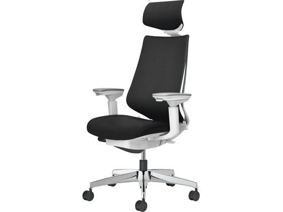 【マラソン限定★ポイント2倍】【メーカー直送】コクヨ チェア デュオラ2 アルミ脚 クッション ブラック【代引不可】【組立・設置・送料無料】肘付き 可動肘タイプ メッシュチェア オフィスチェア オフィス家具|ココデカウ